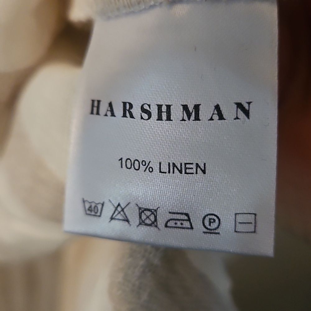 HARSHMAN LINEN LUNA DRESS SIZE L - Picture 5 of 8
